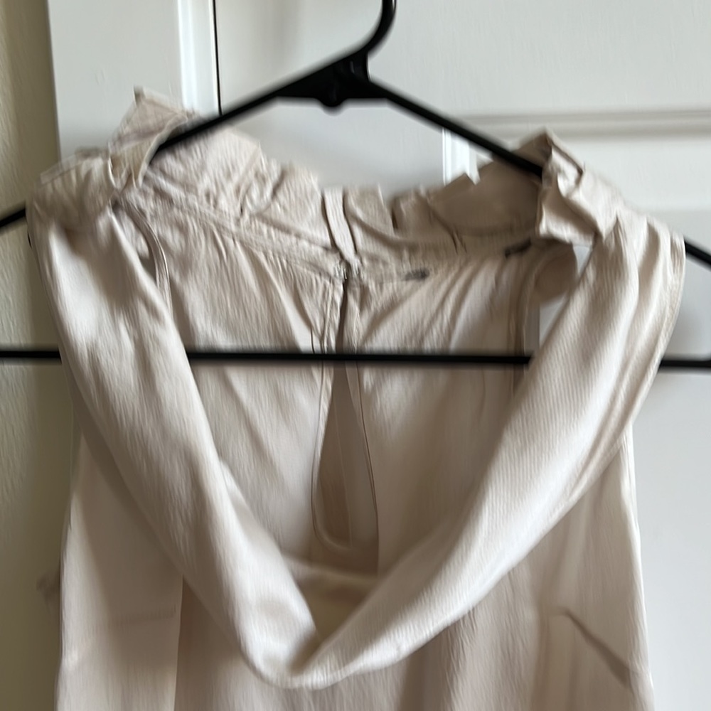 Black& white silk blouse xs - Picture 2 of 6